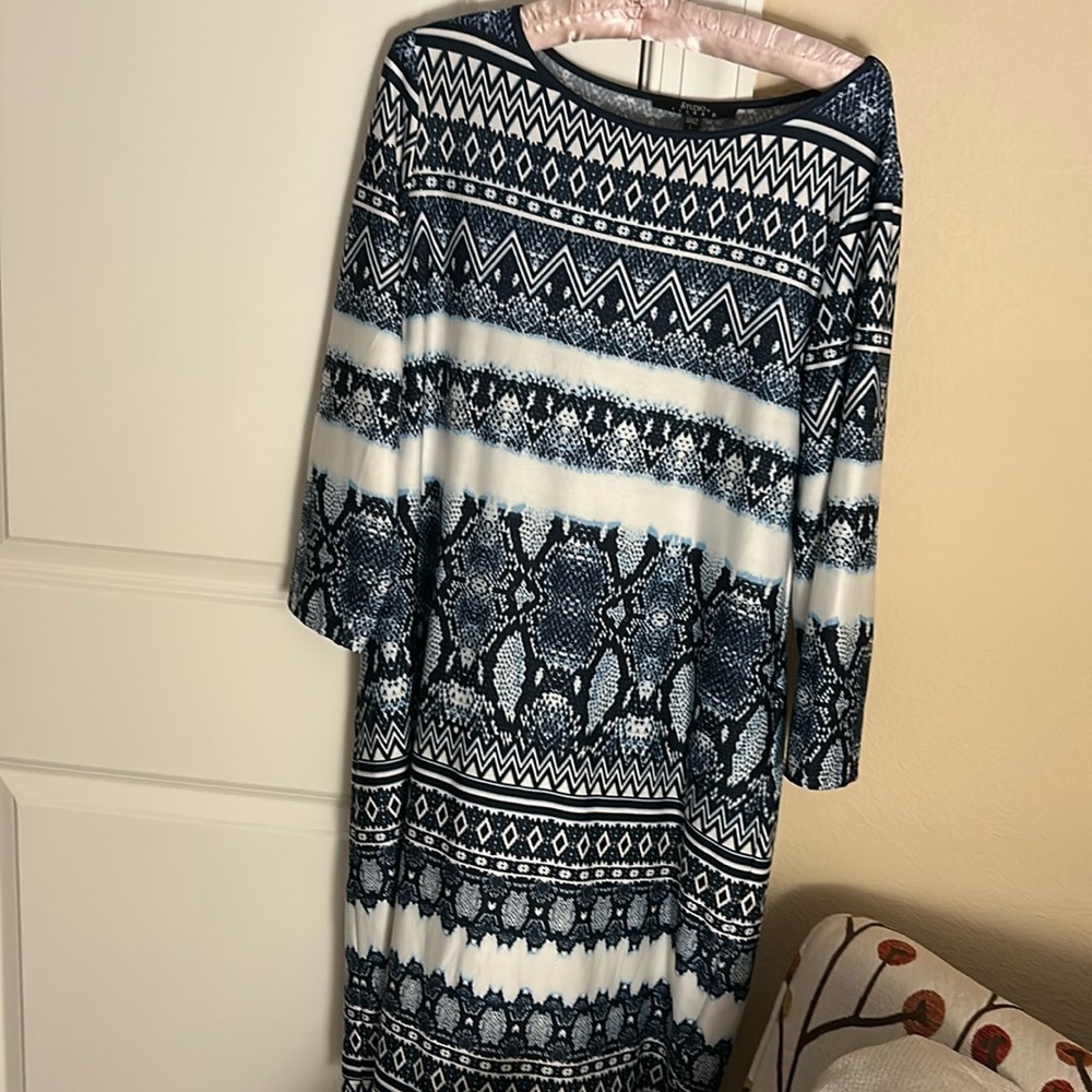 Multicolored comfortable dress